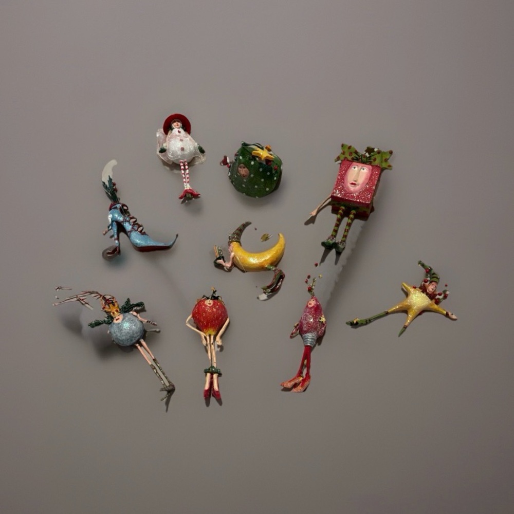 Patience Brewster Whimsical Ornaments They’re Nine In The Bunch Christmas